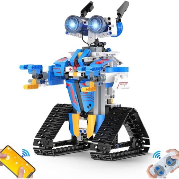 Robot Toys for Kids Programmable Building Block Kit, STEM Projects Educational - Picture 1 of 7